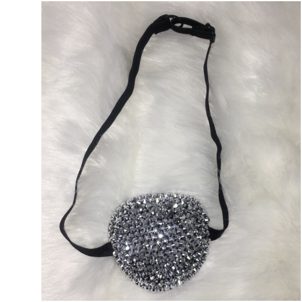 Platinum Silver Medical Eye Patch Cover Up
